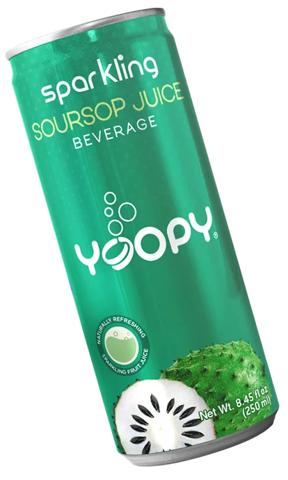 Sparkling soursop juice